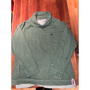 The Black Dog Green Cowl Neck Sweatshirt Women’s XL